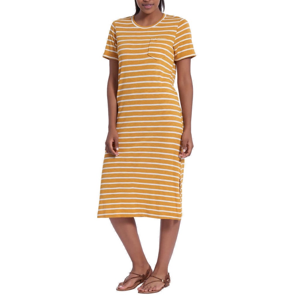 JESSICA SIMPSON YELLOW STRIPE DRESS - *NEW W/TAGS